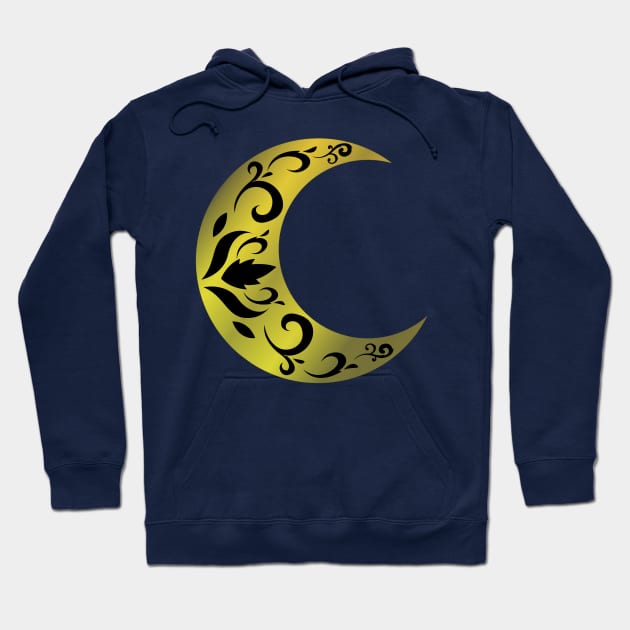 MOON, METAL MOON, NEW MOON, MOON ART, WICCA MOON Hoodie by RENAN1989